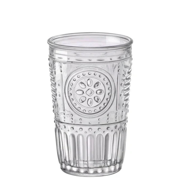 34 cl - Bormioli Rocco Romantic Bicchiere Acqua in Vetro - Set 6 Pezzi